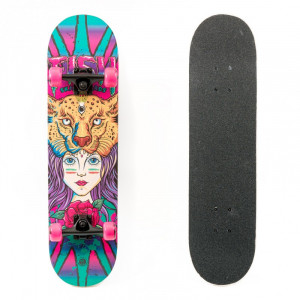 Fish Skateboard 31'' Lion Lady Ροζ 0501-318941